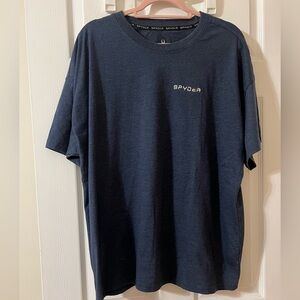 Spyder Men's Blue Short Sleeve Tee